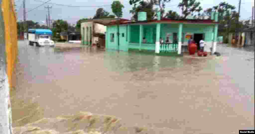 Sancti Spiritus es una de las provincias con mayores acumulados de lluvia a consecuencia de la tormenta Alberto.