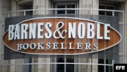 Fotografía detalle de la compañía Barnes & Noble Booksellers, en Washington DC, EE.UU.