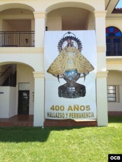 Imágen de la Virgen en la Ermita de la Caridad