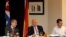 Canciller español José Manuel García-Margallo (d) se reune con empresarios españoles en Cuba.