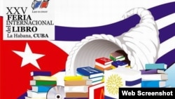 Reporta Cuba. Cartel de la Feria del Libro de La Habana.