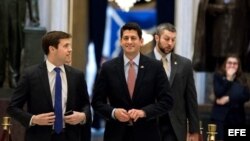El presidente de la Cámara de Representantes, el republicano Paul Ryan.