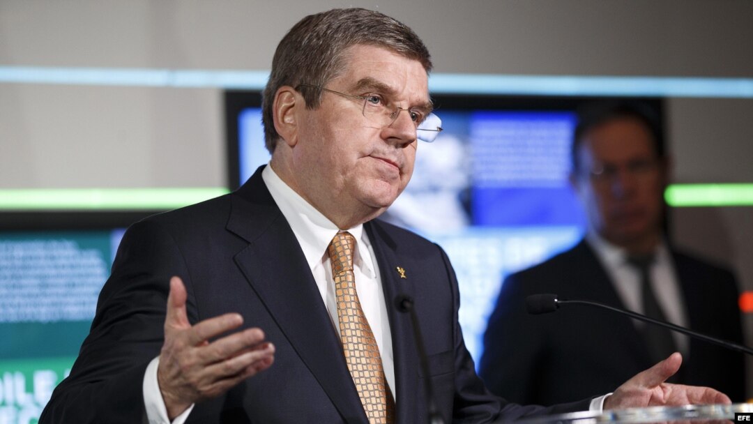 El presidente del Comité Olímpico Internacional (COI), Thomas Bach