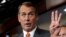 El líder de los republicanos en el Congreso y diputado por Ohio, John Boehner.
