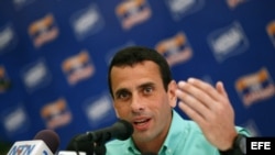 Henrique Capriles Radonsky. Foto de archivo. 