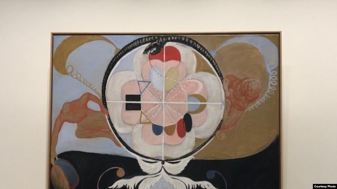 Obra de la pintora sueca, Hilma af Klint. Foto VBermúdez