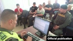 Nueve cubanos fueron descubiertos sin permisos legales en Fredonia, departamento colombiano de Antioquia.