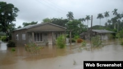 Inundaciones en Yaguajay