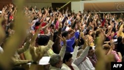 Votación de delegados al VI Congreso del Partido Comunista de Cuba (PCC). 