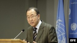 El secretario General de Naciones Unidas, Ban Ki-moon 