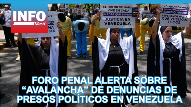 Foro Penal alerta sobre “avalancha” de denuncias de presos políticos en Venezuela - agosto 25, 2026