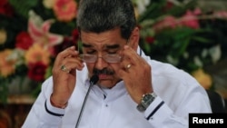 Nicolás Maduro en el Palacio de Miraflores en Caracas, Venezuela, el 18 de noviembre de 2023. REUTERS/Leonardo Fernandez Viloria