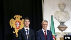 Cristiano Ronaldo condecorado por gobierno de Portugal