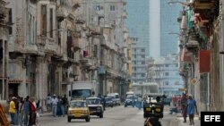 Vista del viejo y populoso barrio de Centro Habana 