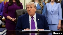 El presidente de los EEUU, Donald Trump, durante un evento sobre salud materna en la Casa Blanca el 11 de mayo de 2026.