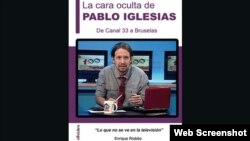 Portada del libro "La cara oculta de Pablo Iglesias", de Enrique Riobóo.