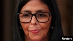 Delcy Rodríguez, presidenta encargada de Venezuela.