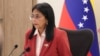 Delcy Rodríguez, presidenta encargada de Venezuela.