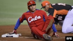 Frederich Cepeda en el Clásico Mundial de Béisbol de 2013.