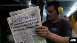 El gobierno de Nicaragua ha incrementado la presión contra los profesionales de la prensa.