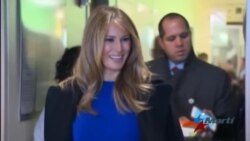 Melania Trump realiza su primera actividad como primera dama