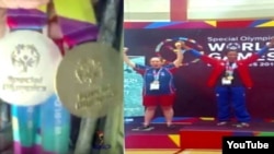 Reporta Cuba. Yirlenis Aguilera residente en Río Cauto ganó medallas de oro y plata en Juegos Mundiales de Verano de la Olimpíadas Especiales 2015.
