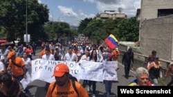 Opositores del municipio El Hatillo en Caracas