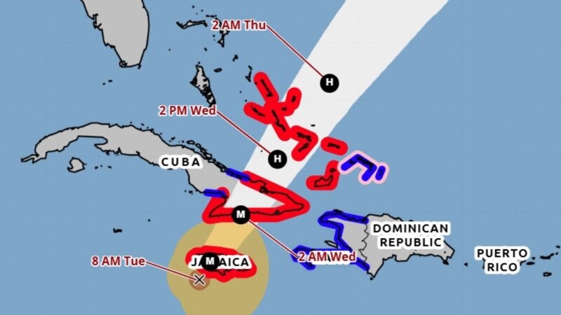 Melissa rumbo a Jamaica y Cuba: impactará tierra como un huracán "extremadamente peligroso"