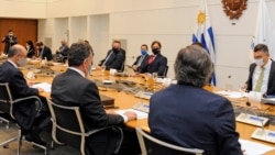 Sesión del gobierno de Uruguay presidida por Luis Lacalle Pou