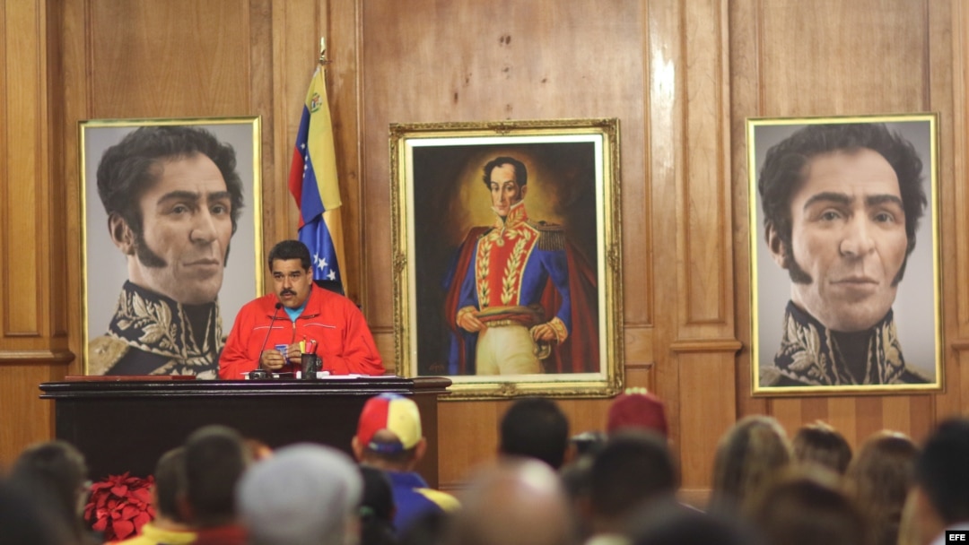 El presidente Nicolás Maduro. Fotografía cedida por prensa de Miraflores.