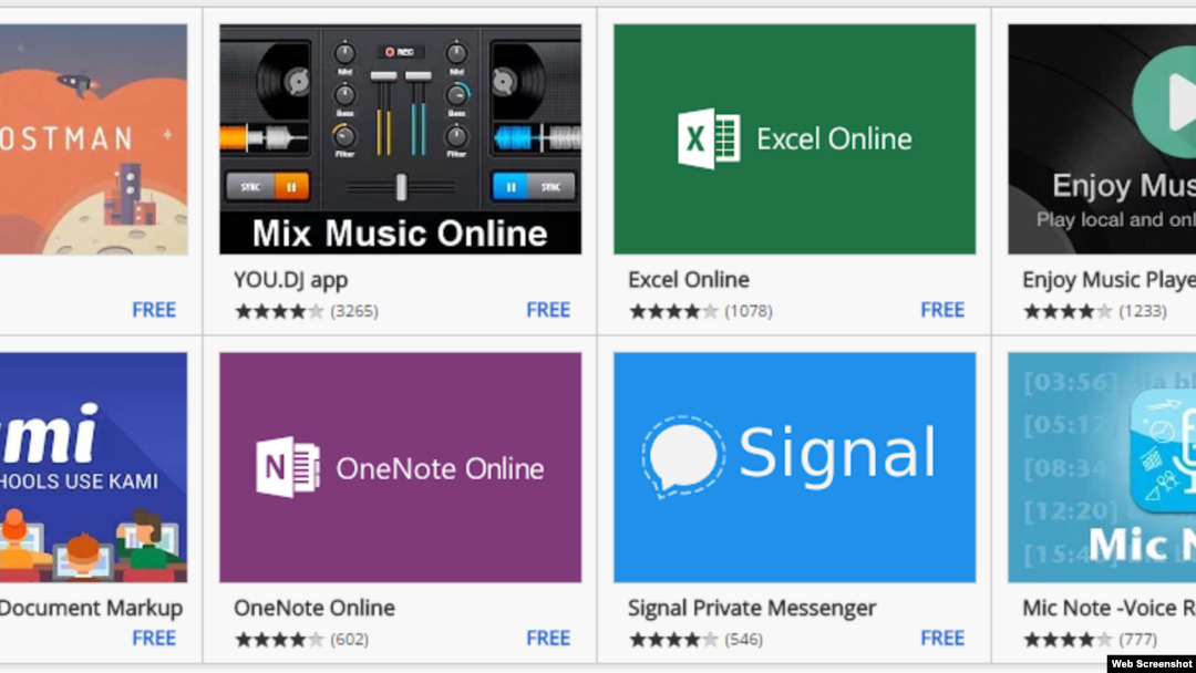 Las apps más populares de Google. 