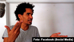 Artista y preso político cubano Luis Manuel Otero Alcántara