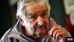 El presidente uruguayo José Mujica, en su residencia a las afuera de Montevideo. 