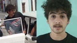 Raymar Aguado Hernández fue conducido a un interrogatorio policial el miércoles 11 de junio /2025.
Tomado de Facebook.com/jmgrubines/ (Social Media)
