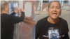 Denia Fernández, recorrió las calles de Palma Soriano, en Santiago de Cuba, colocando imágenes de su hijo, Jesús Alberto Martínez Fernández.