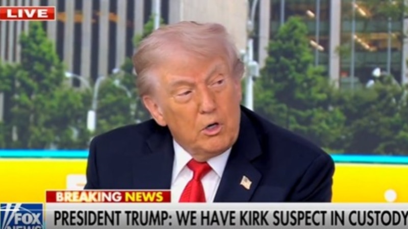 Trump anuncia captura de la persona sospechosa de dispararle a Kirk (VIDEO)