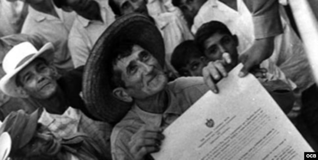 Primera ley de reforma agraria en Cuba (1959)