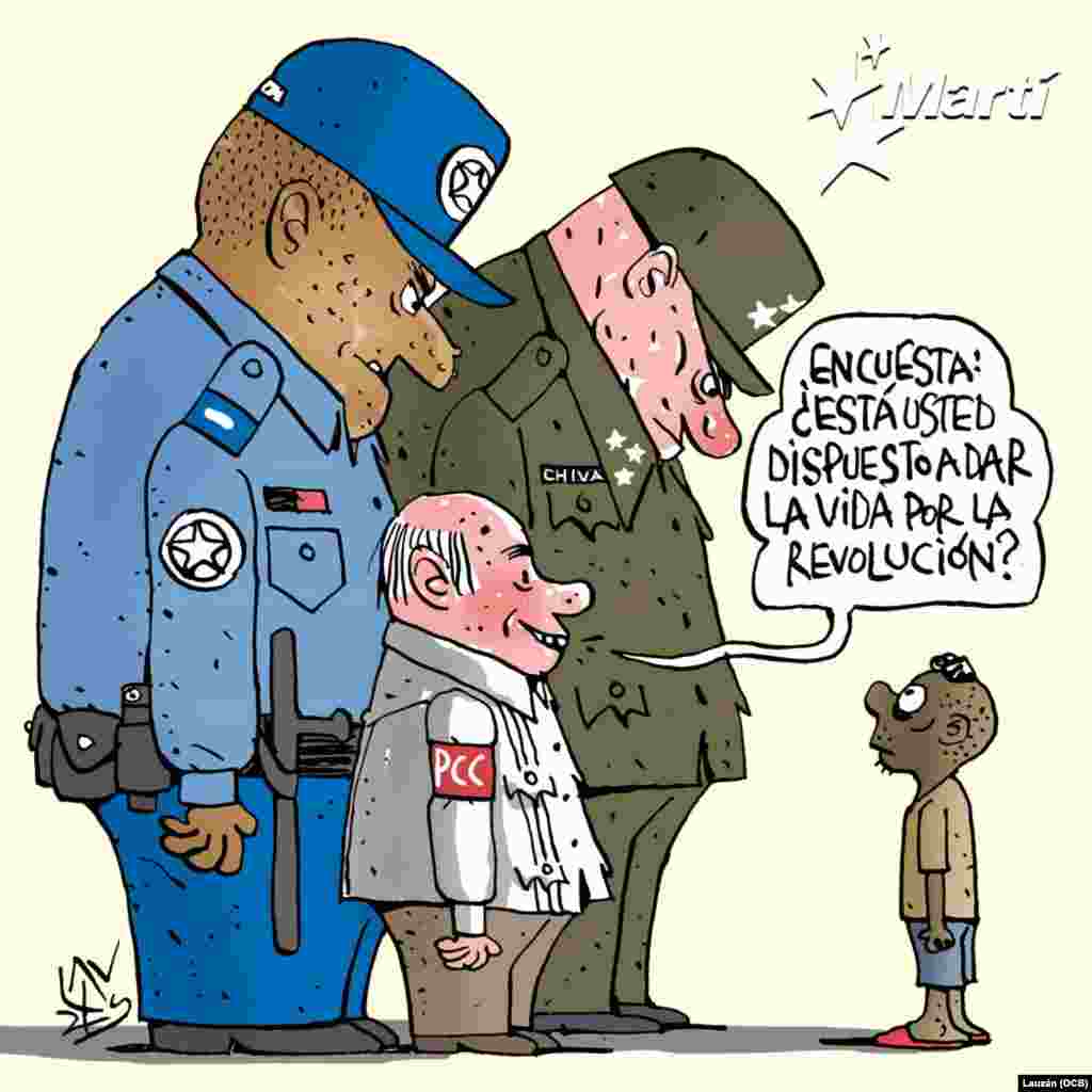Díaz-Canel asegura que millones de cubanos están dispuestos a dar su vida por la revolución.