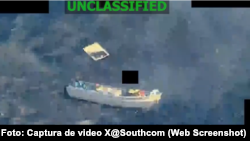 El 31 de diciembre EEUU realizó un ataque cinético letal contra dos embarcaciones operadas por Organizaciones Terroristas Designadas.