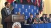 El embajador de EEUU ante la OEA, Carlos Trujillo, en el cierre de la Primera Cumbre Juventud y Democracia en las Américas. (Foto: Michelle Sagué)