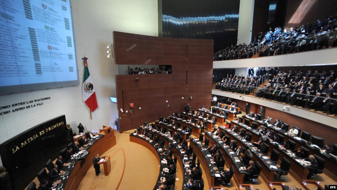  Senado de la República mexicana, en Ciudad de México. 