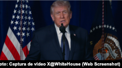 Donald Trump ofrece una actualización sobre la Operación Furia Épica