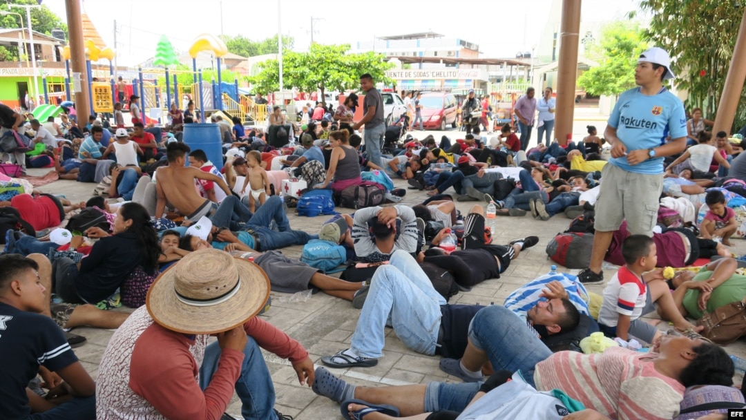 Desde Tapachula arrancó la caravana el 25 de marzo con alrededor de 1.200 migrantes 