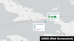 Terremoto 5.8 al sur de Cuba