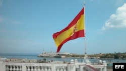 Azotea de la Embajada de España en La Habana. En 2013 se incrementó en 10.878 los residentes de esta nacionalidad en la isla.