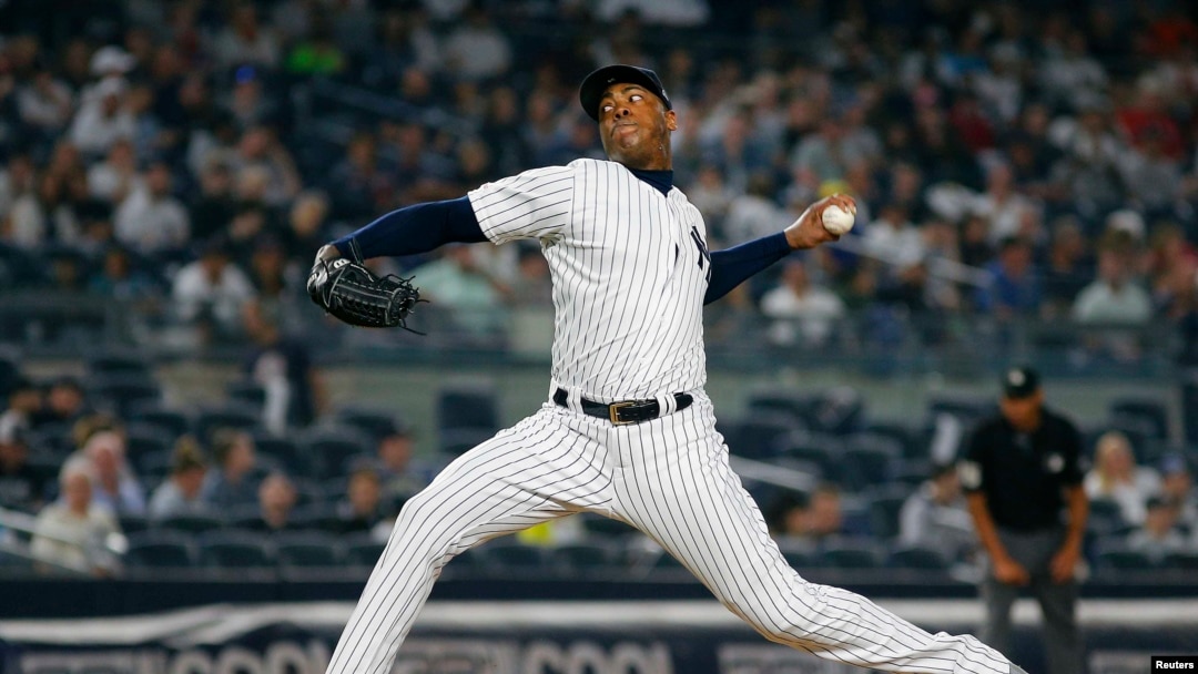 Aroldis Chapman de los New York Yankees.