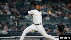 Aroldis Chapman de los New York Yankees.