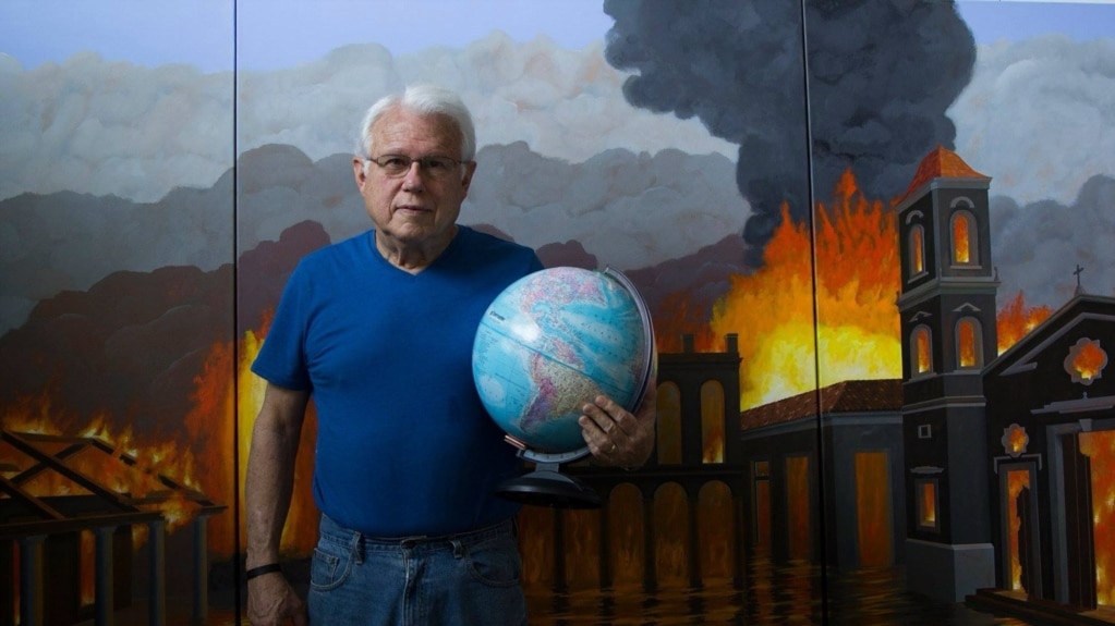 El pintor cubano Humberto Calzada. (Eliécer Jiménez Almeida/Facebook)