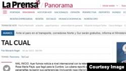 Diario "La Prensa" de Panamá.