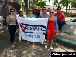 Reporta Cuba Activistas en Pinar del Río este 8 de agosto antes de la detención